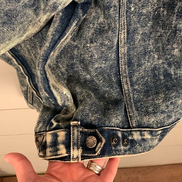 Vintages Calvin Klein denim acid washed trucker jacket mens size large - Picture 12 of 15